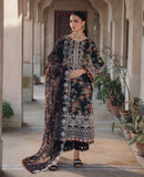 XENIA FORMALS - FAROZAAN 3PC LAWN SUIT - TABANI