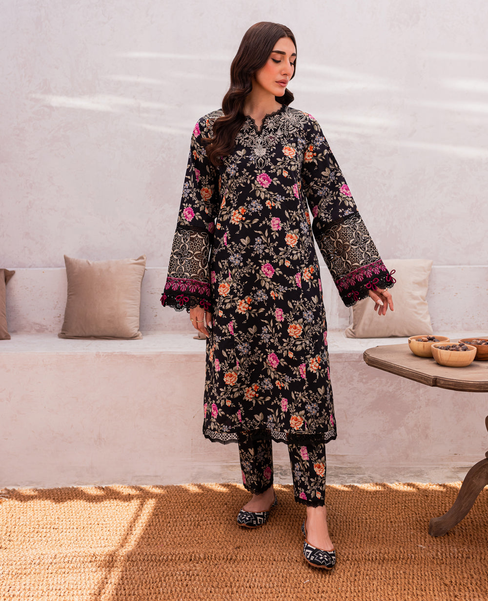 XENIA FORMALS - SUMMER SOIREE - 3 PC UNSTITCHED LAWN SUIT - LINNEA