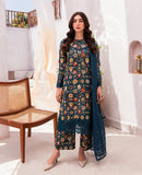 XENIA FORMALS - SUMMER SOIREE - 3 PC UNSTITCHED LAWN SUIT - ROISIN