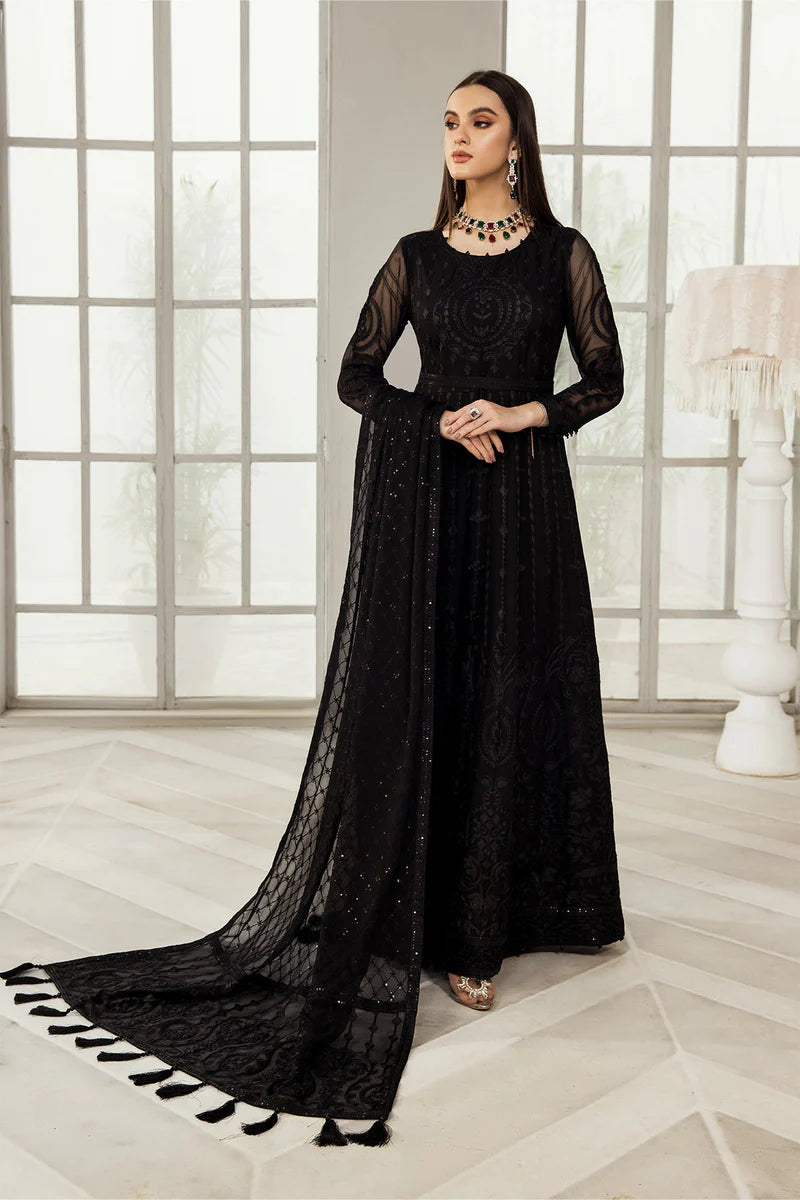 ALIZEH - 3 PC EMBROIDERED UNSTITCHED SUIT - KOYAL - 03