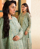 XENIA FORMALS - 3 PC UNSTITCHED EMBROIDERED SUIT - OLGA