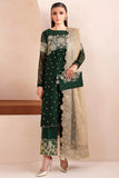 FARASHA - UNSTITCHED EMBROIDERED SUIT - Valor