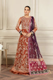 ZARIF - MEHROZE - 3 PC EMBROIDERED SUIT - AMBER