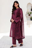 FARASHA - 3PC UNSTITCHED LAWN - AURIC BLOOM