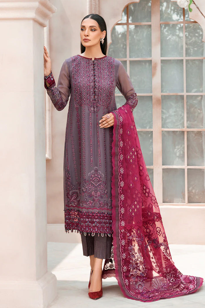 XENIA FORMALS - MEHFILEN - 3 PC EMBROIDERED SUIT - ARSIA