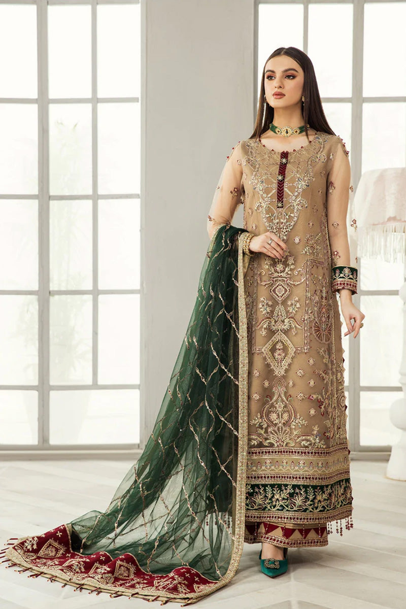 ALIZEH - 3 PC EMBROIDERED UNSTITCHED SUIT - KEHKASHAN - 02