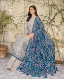 XENIA FORMALS - ISHYA - 3 PC EMBROIDERED SUIT - NEEL-FIYA